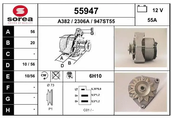 Alternator (55947)