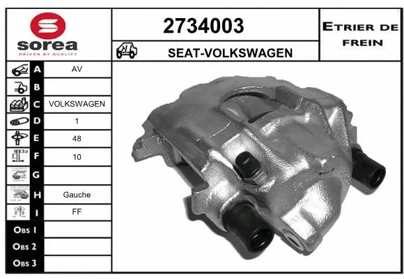 Brake Caliper (2734003)