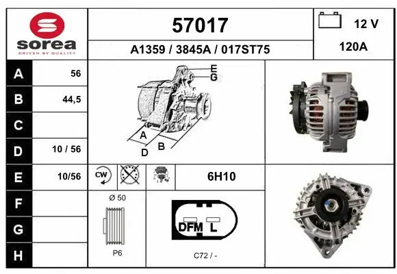 Alternator (57017)