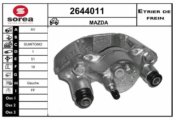 Brake Caliper (2644011)