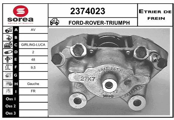 Brake Caliper (2374023)