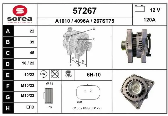 Alternator (57267)