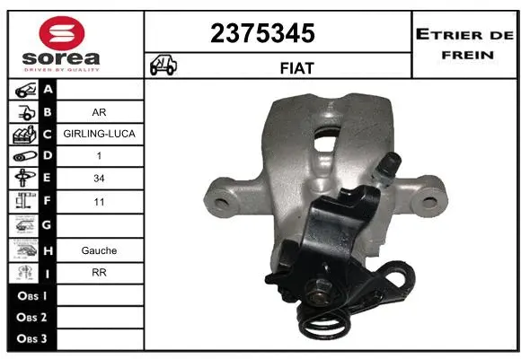 Brake Caliper (2375345)
