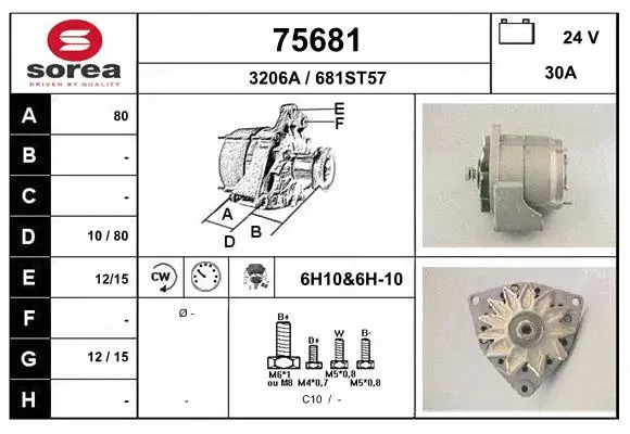 Alternator (75681)