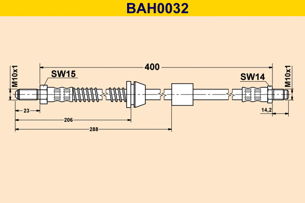 Brake Hose (BAH0032)