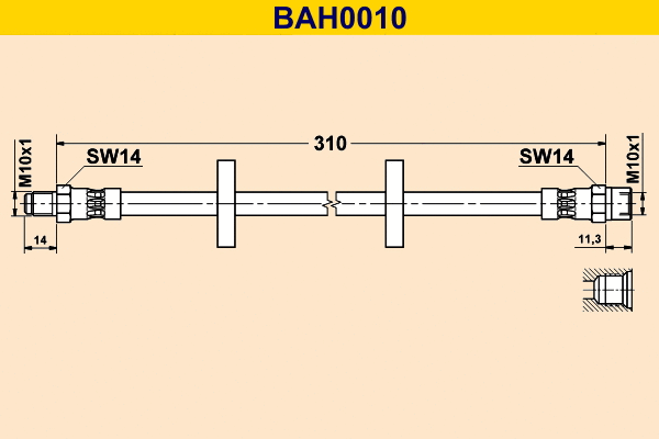 Brake Hose (BAH0010)