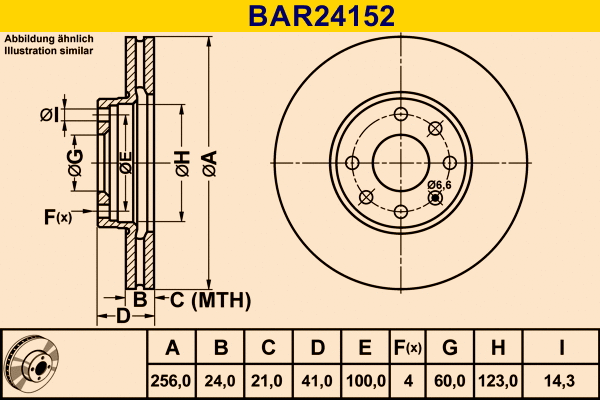 Brake Disc (BAR24152)