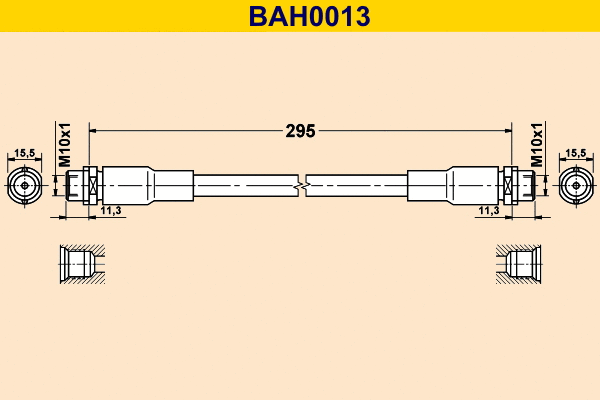 Brake Hose (BAH0013)