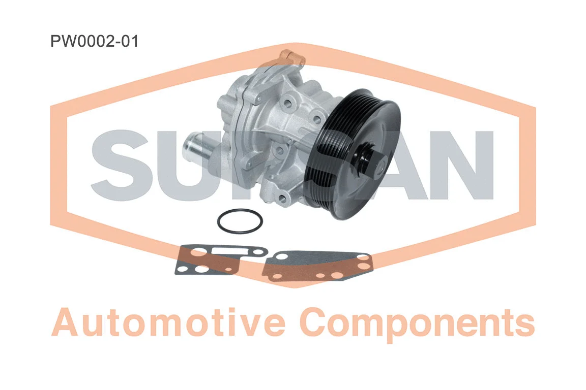 Water Pump, engine cooling (PW0002-01)