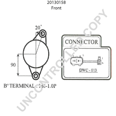 Alternator (20130158)