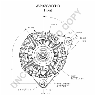 Alternator (AVI147S3008HD)