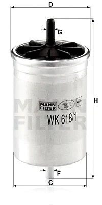 Fuel Filter (WK 618/1)