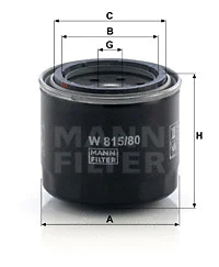 Oil Filter (W 815/80)