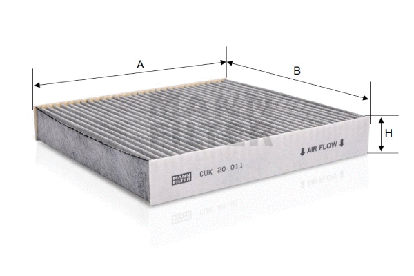 Filter, cabin air (CUK 20 011)