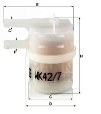 Fuel Filter (WK 42/7)