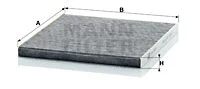 Filter, cabin air (CUK 2435)