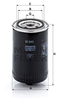 Oil Filter (W 940)