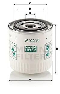 Oil Filter (W 920/38)