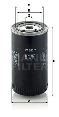 Oil Filter (W 950/7)