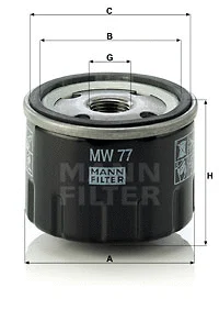 Oil Filter (MW 77)