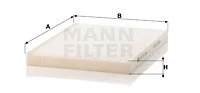Filter, cabin air (CU 27 004)