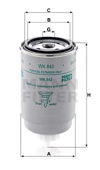 Fuel Filter (WK 842)