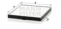 Filter, cabin air (CU 2640)
