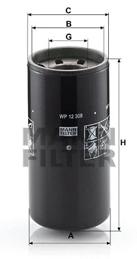 Oil Filter (WP 12 308)