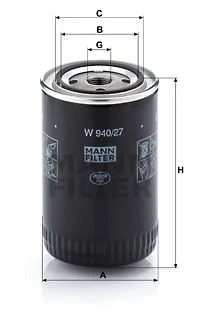 Oil Filter (W 940/27)