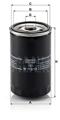Oil Filter (W 719/12)