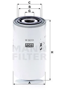 Oil Filter (W 9019)