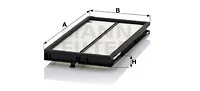 Filter, cabin air (CU 3318)