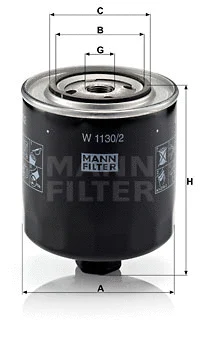 Oil Filter (W 1130/2)