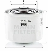 Oil Filter (WP 10 003)