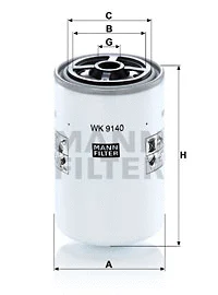 Fuel Filter (WK 9140)