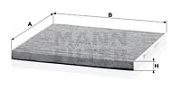 Filter, cabin air (CUK 29 001)