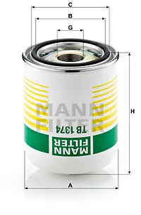 Air Dryer Cartridge, compressed-air system (TB 1374 x)