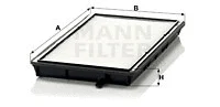 Filter, cabin air (CU 2835)