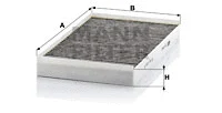 Filter, cabin air (CUK 3540)
