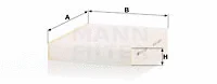 Filter, cabin air (CU 25 003)