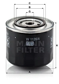 Oil Filter (W 1126)