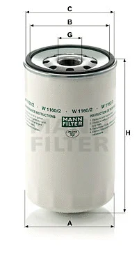 Oil Filter (W 1160/2)