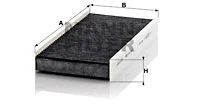Filter, cabin air (CUK 3847)
