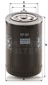 Oil Filter (WP 931)