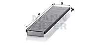 Filter, cabin air (CUK 5257)