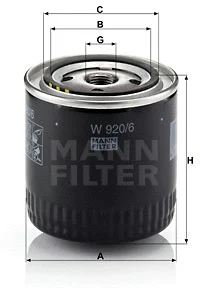 Oil Filter (W 920/6)