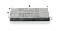 Filter, cabin air (CUK 2035)