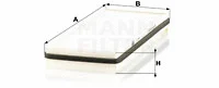 Filter, cabin air (CU 3840)