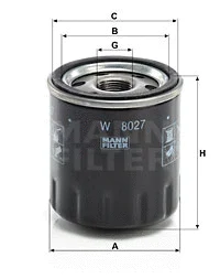Oil Filter (W 8027)
