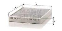 Filter, cabin air (CUK 2733)